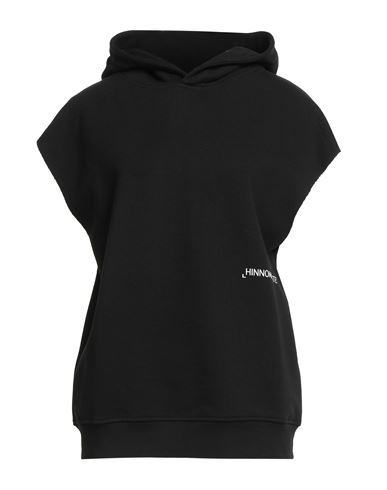 Hinnominate Woman Sweatshirt Black Size Xs Cotton, Elastane In Black