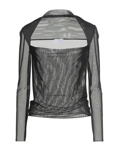 Clips More Woman Top Black Size 6 Polyester, Elastane In Black