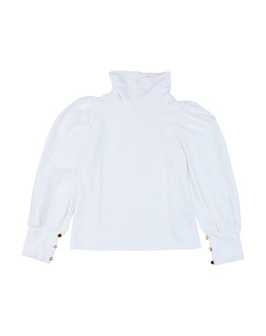 L:ú L:ú By Miss Grant Toddler Girl T-shirt White Size 6 Cotton, Elastane In White