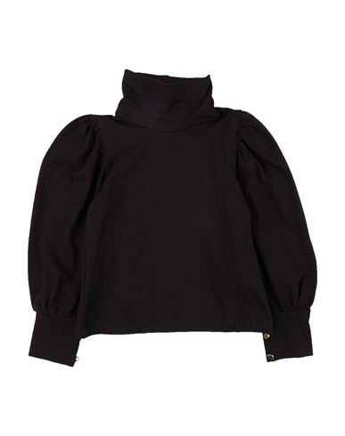 L:ú L:ú By Miss Grant Toddler Girl T-shirt Black Size 6 Cotton, Elastane In Black