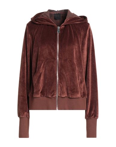 Fisico Cristina Ferrari Fisico Woman Sweatshirt Brown Size L Viscose, Polyester In Brown