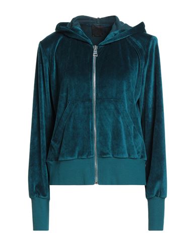 Fisico Cristina Ferrari Fisico Woman Sweatshirt Deep Teal Size L Viscose, Polyester In Green