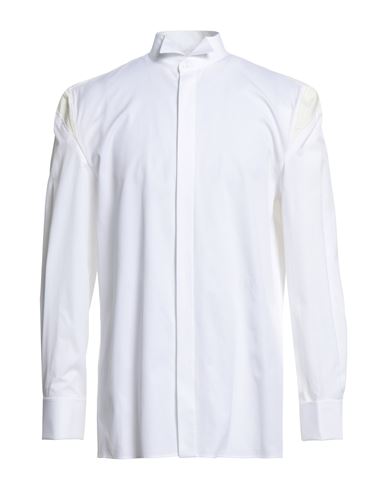 Mm6 Maison Margiela Man Shirt White Size 42 Cotton In White