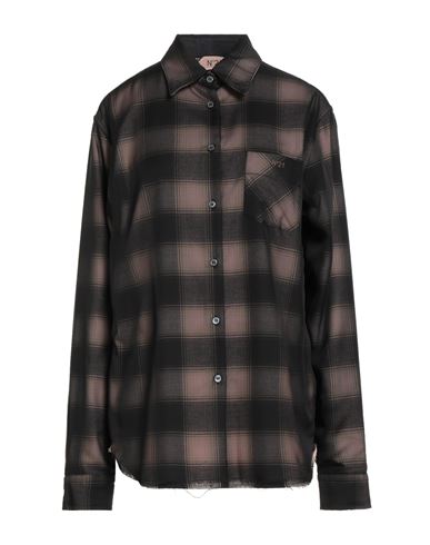 N°21 Woman Shirt Black Size M Cotton, Polyester In Black
