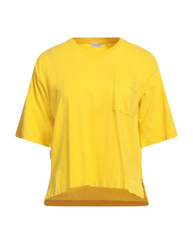 True Ny Woman T-shirt Yellow Size Xs Cotton In Yellow
