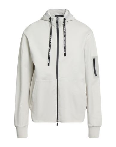 Herno Laminar Man Sweatshirt Beige Size 40 Cotton, Polyamide In Gray