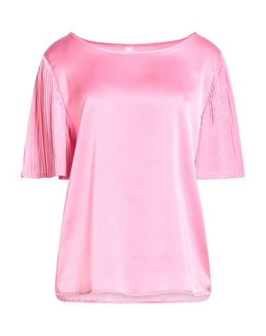 Zahjr Woman Top Pink Size L Polyester In Pink