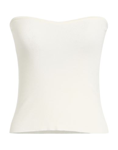 Kontatto Woman Top Cream Size Onesize Viscose, Polyester In White
