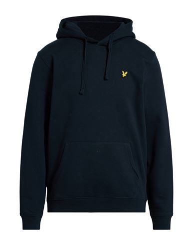 Lyle & Scott Man Sweatshirt Midnight Blue Size Xl Cotton In Blue