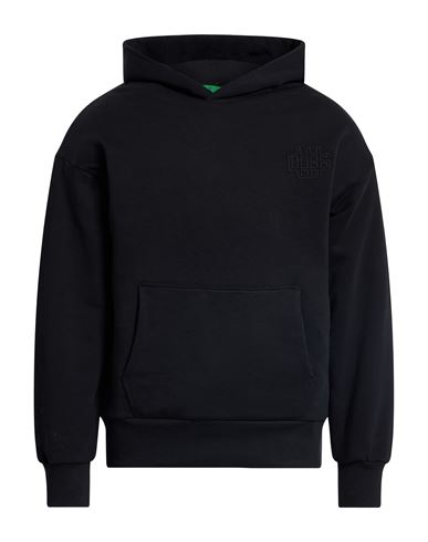 Garment Workshop Man Sweatshirt Black Size Xl Cotton In Black