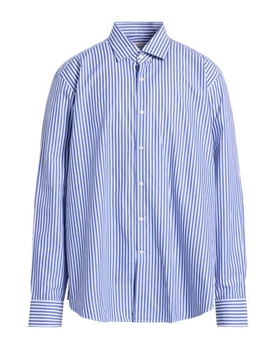 Ghirardelli Man Shirt Blue Size 15 ½ Cotton In Blue