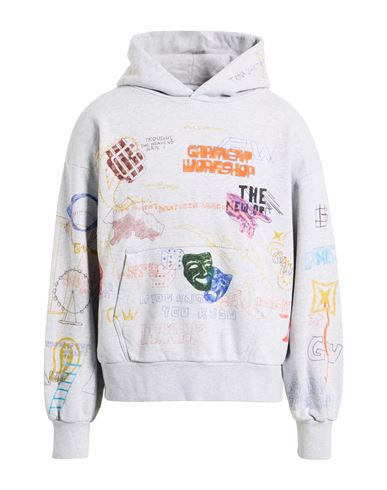Garment Workshop Man Sweatshirt Grey Size L Cotton In Multi