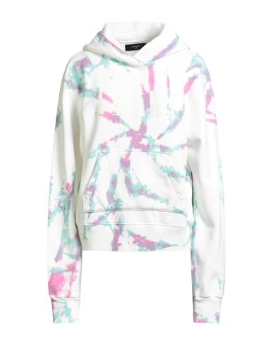 Amiri Woman Sweatshirt White Size L Cotton In Multi