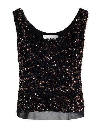 B.yu B. Yu Woman Top Black Size L Polyester In Black