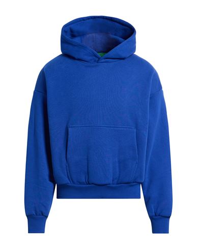 Garment Workshop Man Sweatshirt Blue Size M Cotton In Blue