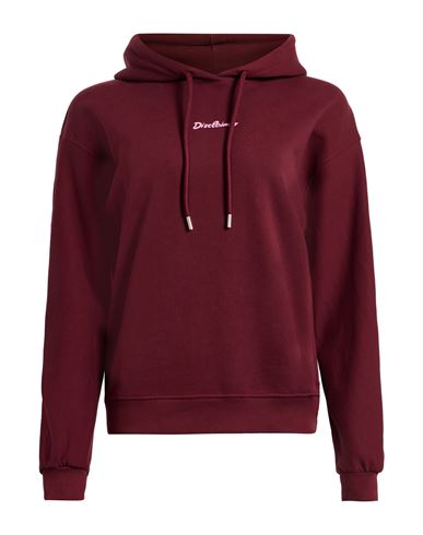 Disclaimer Woman Sweatshirt Burgundy Size M Cotton In Red