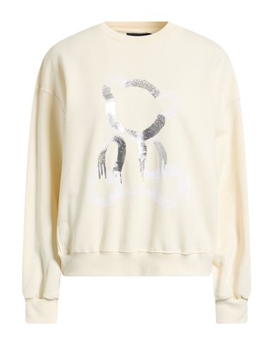Disclaimer Woman Sweatshirt Ivory Size L Cotton In Neutral