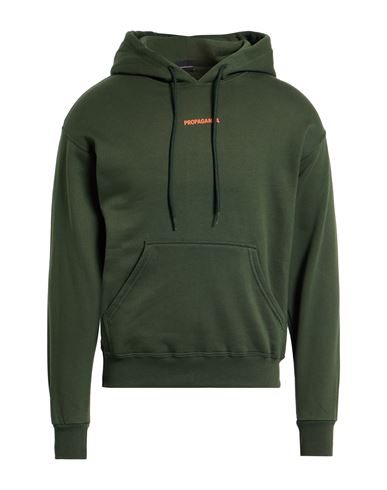Propaganda Man Sweatshirt Green Size Xs Cotton In Green