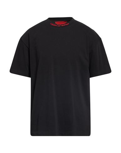 Vision Of Super Man T-shirt Black Size L Cotton In Black