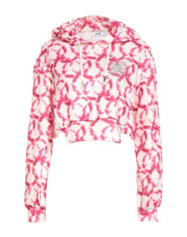 Jijil Woman Sweatshirt Fuchsia Size 4 Polyester, Cotton In Red