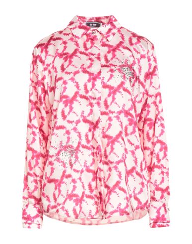 Jijil Woman Shirt Fuchsia Size 10 Polyester In Pink