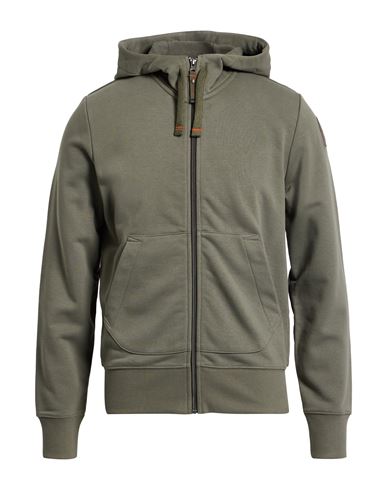 Parajumpers Man Sweatshirt Khaki Size S Cotton, Polyester In Green