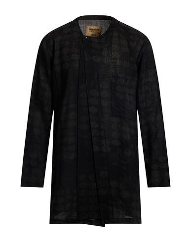 Uma Wang Man Shirt Black Size M Virgin Wool In Black