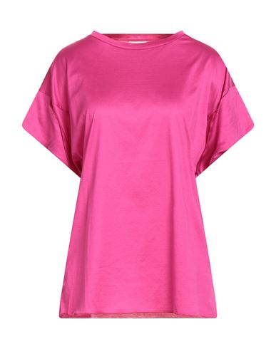 Ballantyne Woman T-shirt Fuchsia Size 8 Cotton