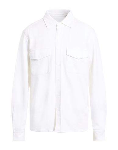 Majestic Filatures Man Shirt Off White Size M Linen In White