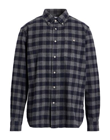 Woolrich Archive Man Shirt Grey Size L Cotton In Black