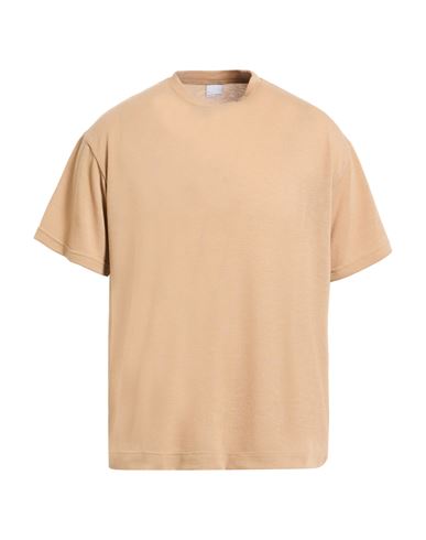 Why Not Brand Man T-shirt Beige Size M Polyester, Viscose, Elastane In Neutral