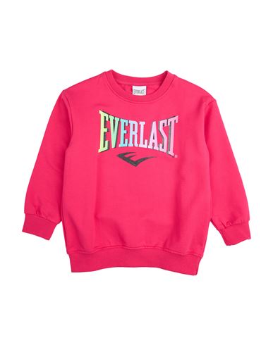 Everlast Toddler Girl Sweatshirt Fuchsia Size 7 Cotton, Lycra In Pink