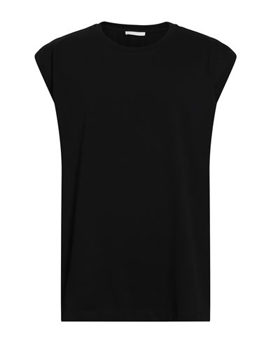 Helmut Lang Man T-shirt Black Size L Cotton In Black