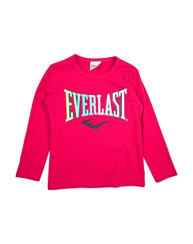 Everlast Toddler Girl T-shirt Fuchsia Size 4 Cotton, Lycra In Pink