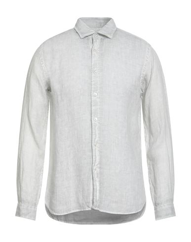 Xacus Legacy Collection Man Shirt Off White Size 17 ½ Linen In Gray