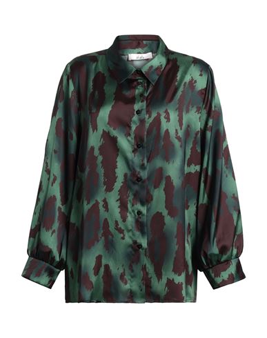 Lola Sandro Ferrone Woman Shirt Green Size Xs Polyester In Green