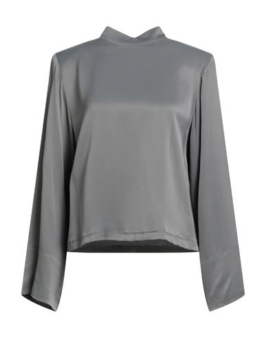 House Of Dagmar Woman Top Lead Size 8 Viscose In Gray