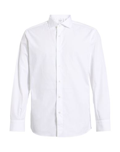 Caruso Man Shirt White Size 16 ½ Cotton In White