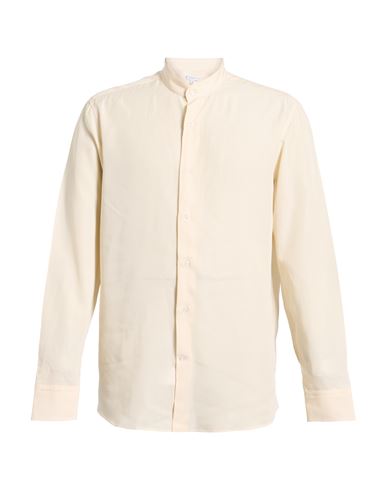 Caruso Man Shirt Light Pink Size 17 Tencel In Neutral