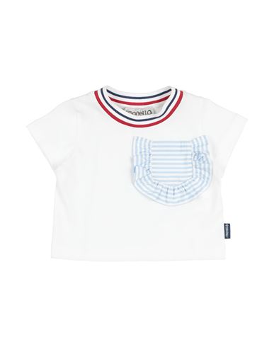 Simonetta Newborn Girl T-shirt White Size 1 Cotton In White