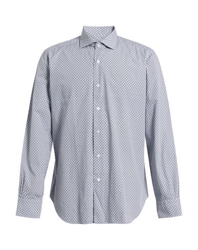 Barba Napoli Culto Man Shirt Light Blue Size 15 ¾ Cotton In Blue