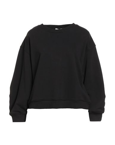 Vicolo Woman Sweatshirt Black Size Onesize Cotton, Polyester