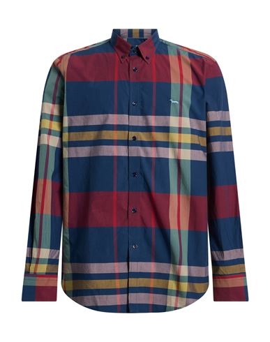 Harmont & Blaine Artificial Intelligence X  Man Shirt Navy Size Xl Cotton In Multi