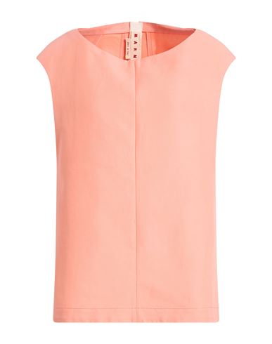 Marni Woman Top Salmon Pink Size 10 Cotton In Pink