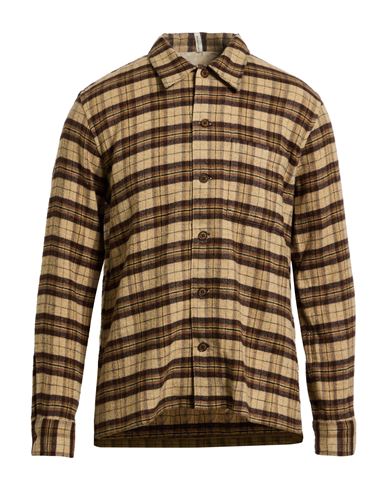 Sunflower Man Shirt Sand Size M Wool, Linen, Polyamide In Sand