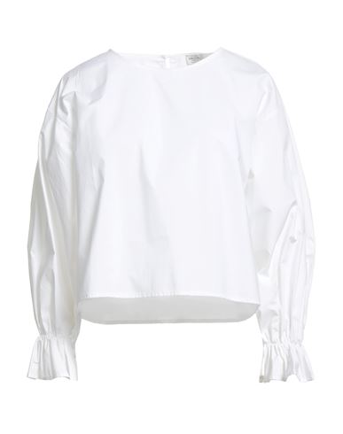Rebel Queen By Liu •jo Woman Top Ivory Size L Cotton In White