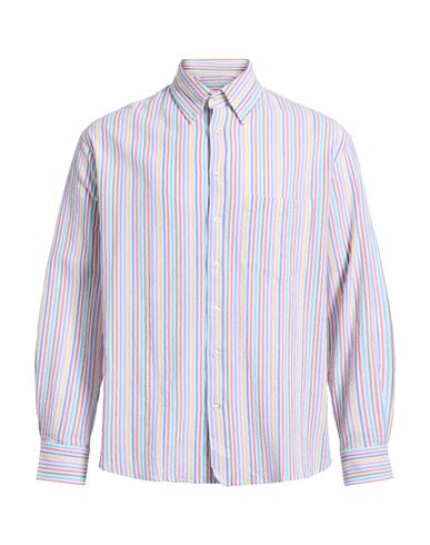 Lc23 Man Shirt Sky Blue Size S Cotton In Blue