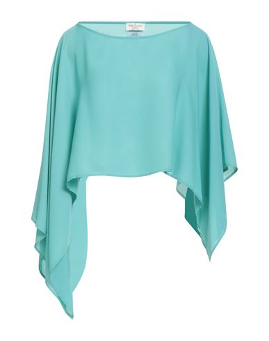 Rebel Queen By Liu •jo Woman Cape Turquoise Size L Polyester In Blue