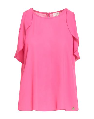 Rebel Queen By Liu •jo Woman Top Fuchsia Size L Polyester In Pink
