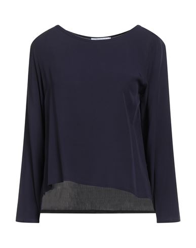 Siste's Woman Top Midnight Blue Size M Viscose In Blue